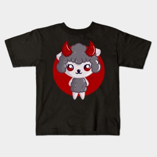 Cute Little Devil Sheep Kids T-Shirt